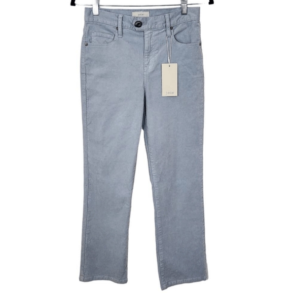 NWT Joie Maza Cropped Corduroy Pants Size 2 Color Thistle - Picture 1 of 13